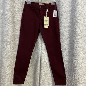 Blue Spice wine colored jeans